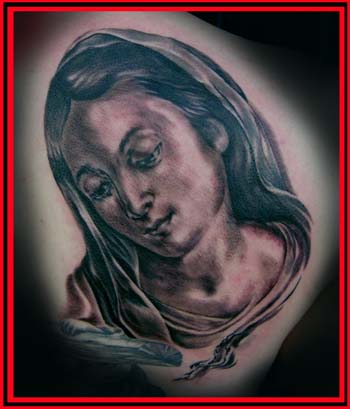 Tattoos - VIRGIN  MARY VISION !! - 21539